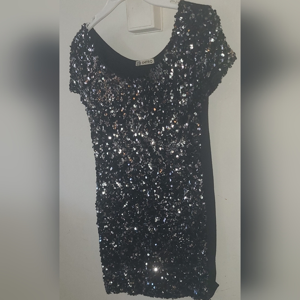 Short shiny Dress